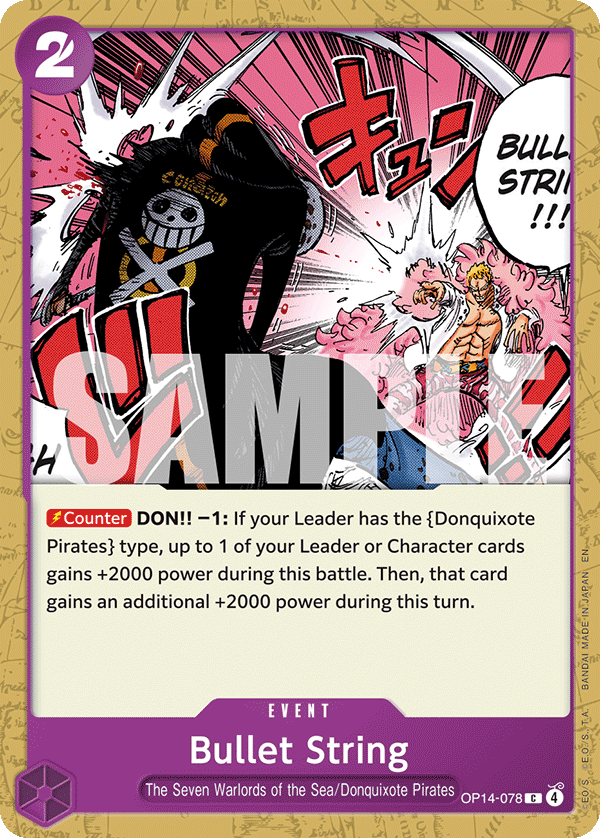 Bullet String OP14-078 One Piece Card Game