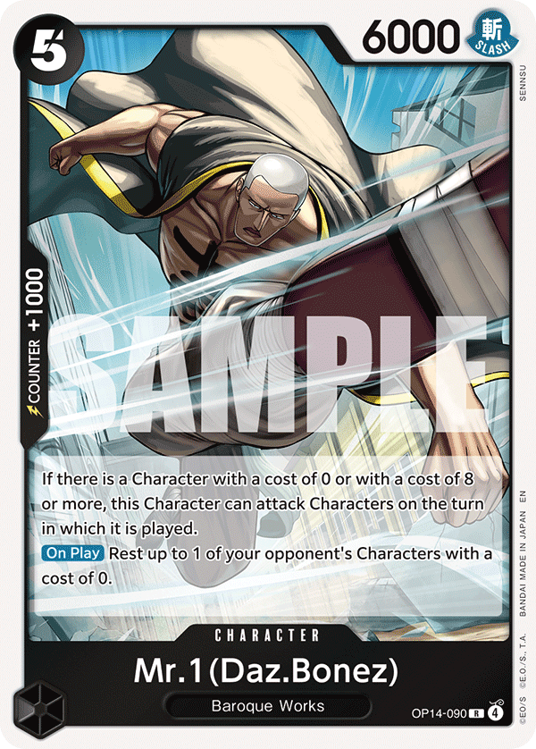 Mr.1(Daz.Bonez) OP14-090 One Piece Card Game