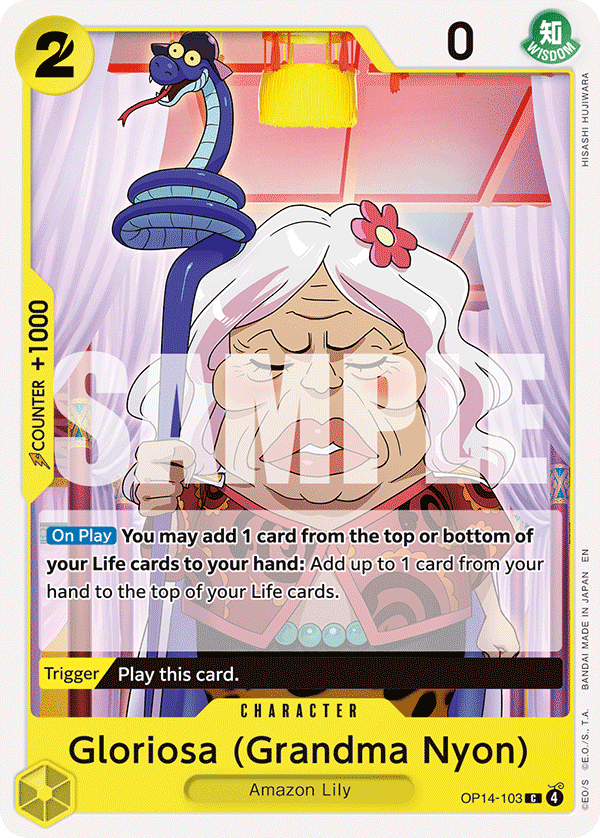 Gloriosa (Grandma Nyon) OP14-103 One Piece Card Game