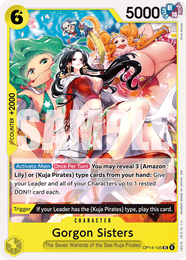 Gorgon Sisters OP14-105 One Piece Card Game