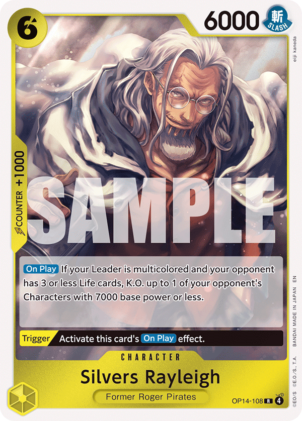Silvers Rayleigh [SP] JP OP14-108 One Piece Card Game