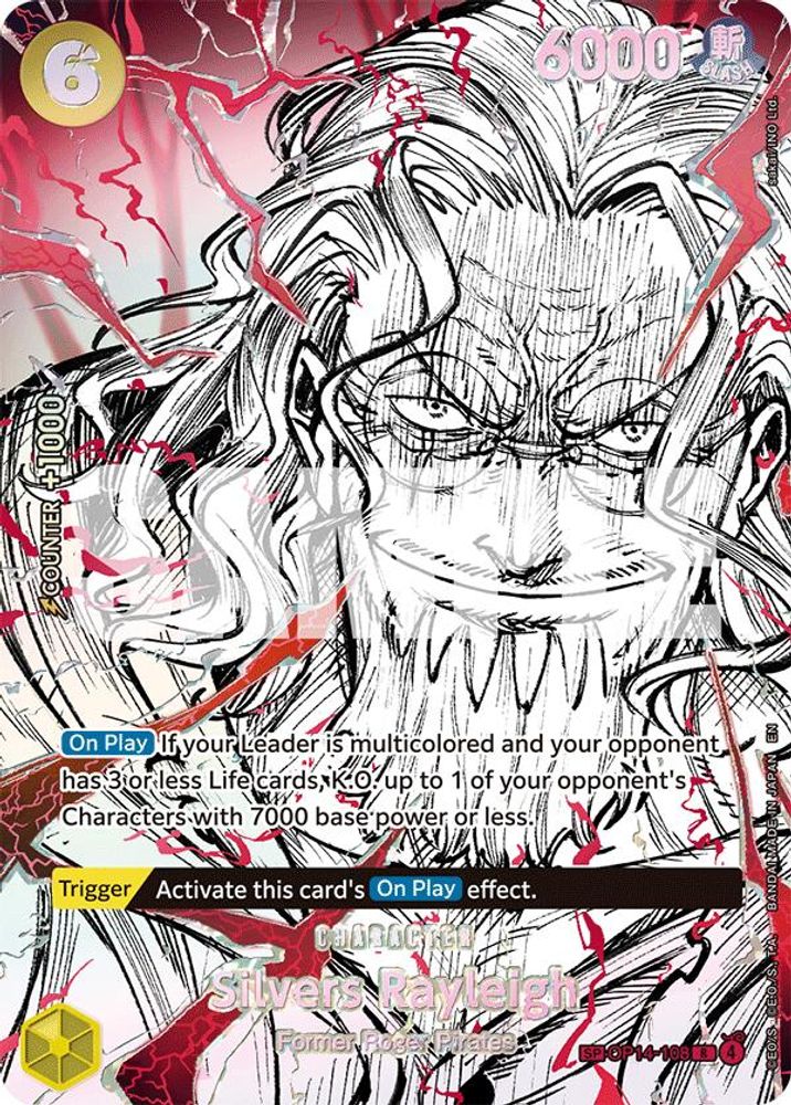Silvers Rayleigh [SP] OP14-108 One Piece Card Game