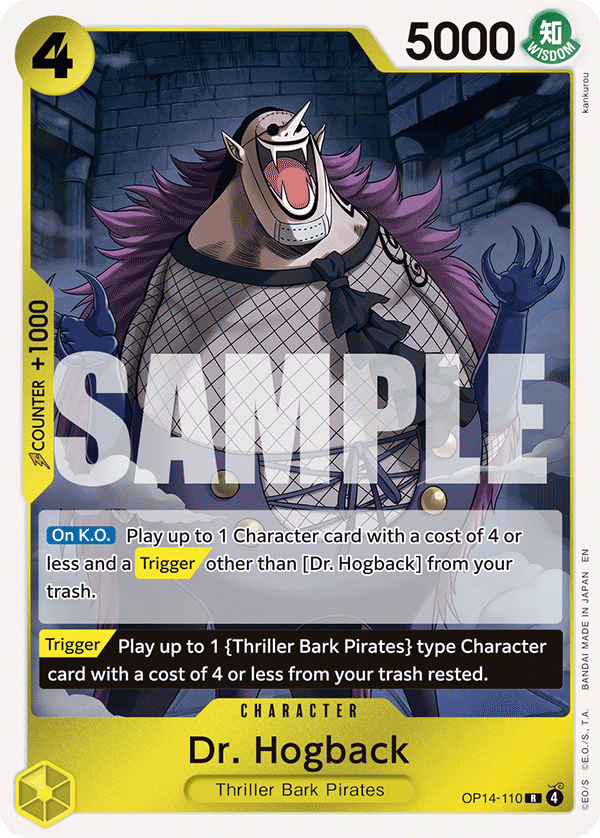 Dr. Hogback OP14-110 One Piece Card Game