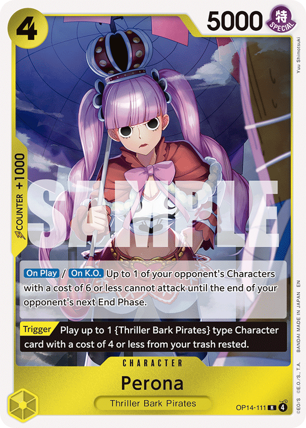 Perona OP14-111 One Piece Card Game