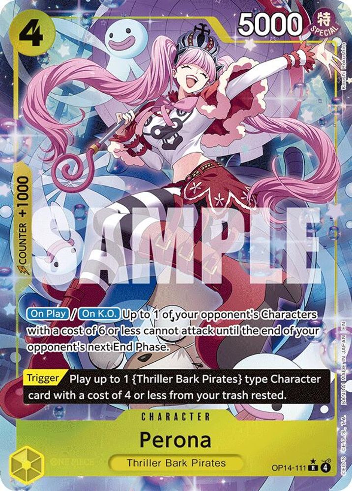 Perona [Alternate Art] OP14-111 One Piece Card Game