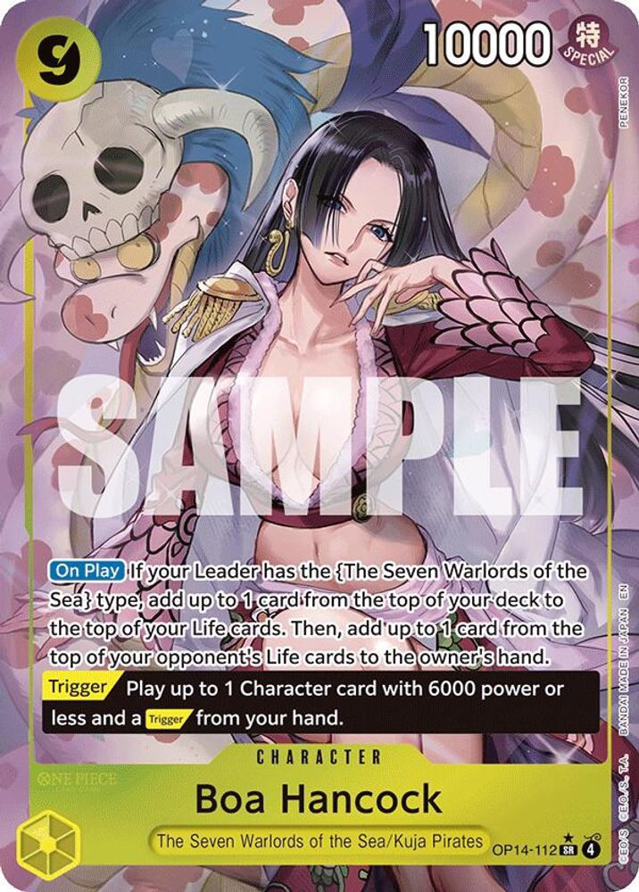 Boa Hancock [Alternate Art] OP14-112 One Piece Card Game