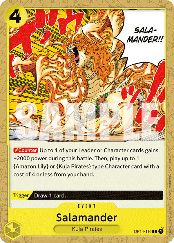 Salamander OP14-116 One Piece Card Game
