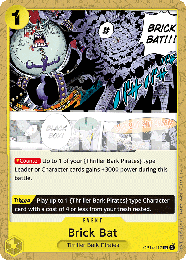 Brick Bat OP14-117 One Piece Card Game