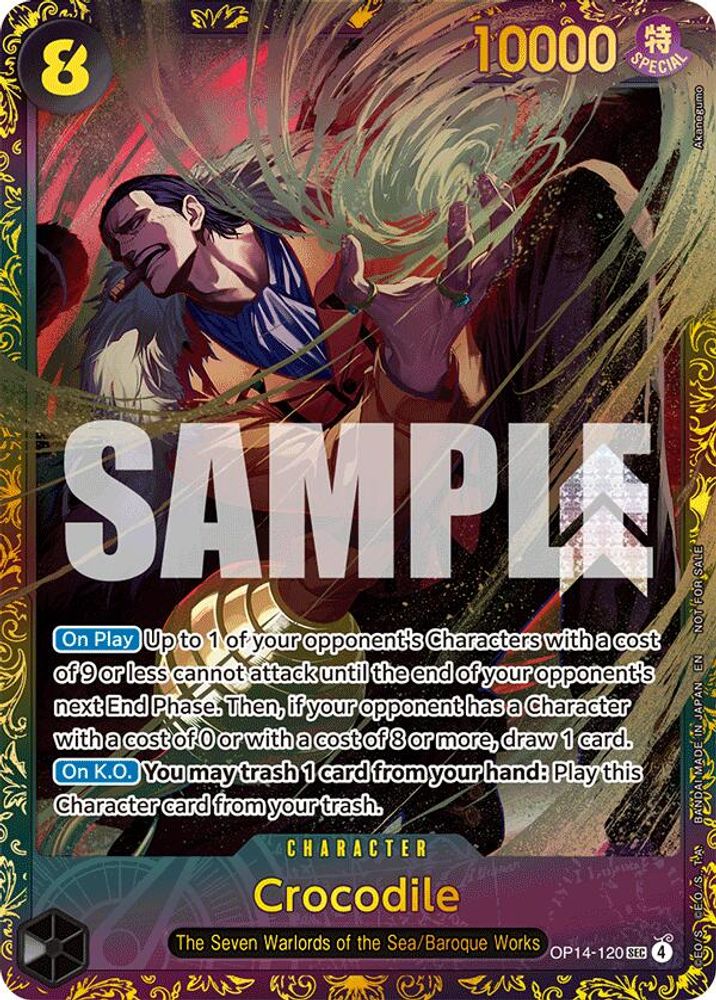 Crocodile [Event Top Prize] OP14-120 One Piece Card Game