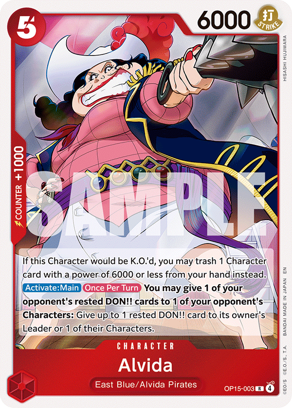 Alvida OP15-003 One Piece Card Game