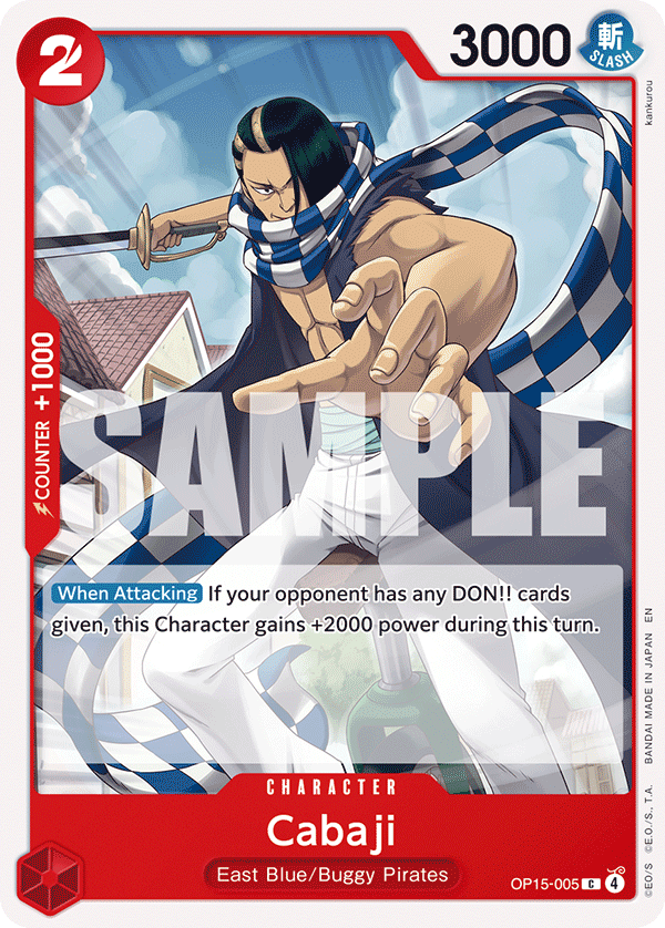 Cabaji OP15-005 One Piece Card Game