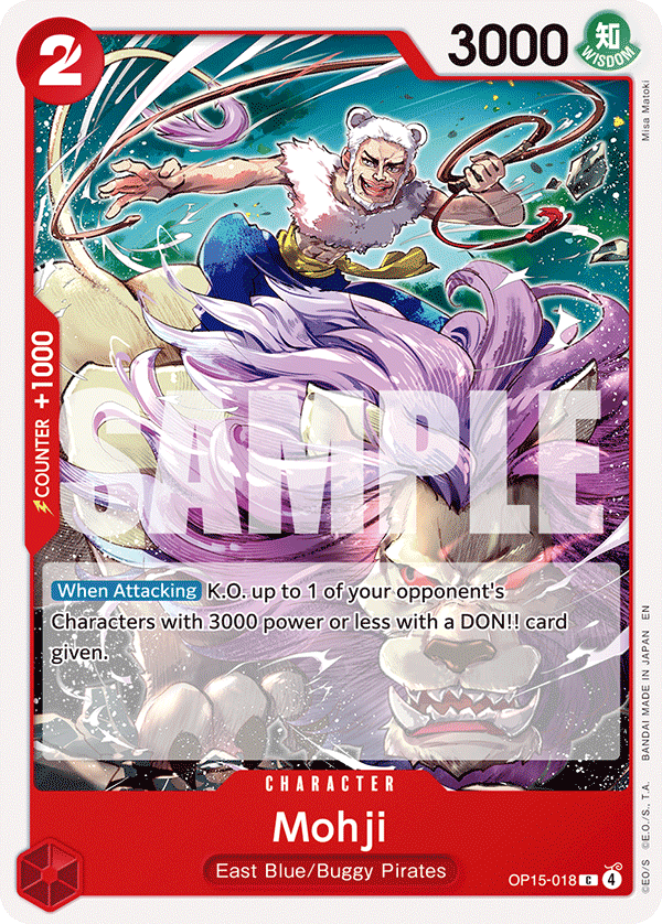 Mohji OP15-018 One Piece Card Game