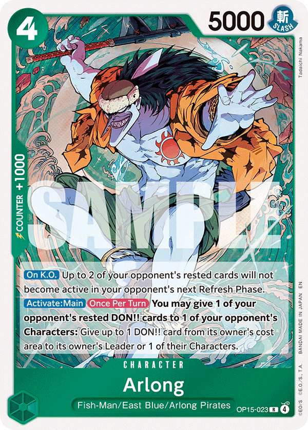 Arlong OP15-023 One Piece Card Game