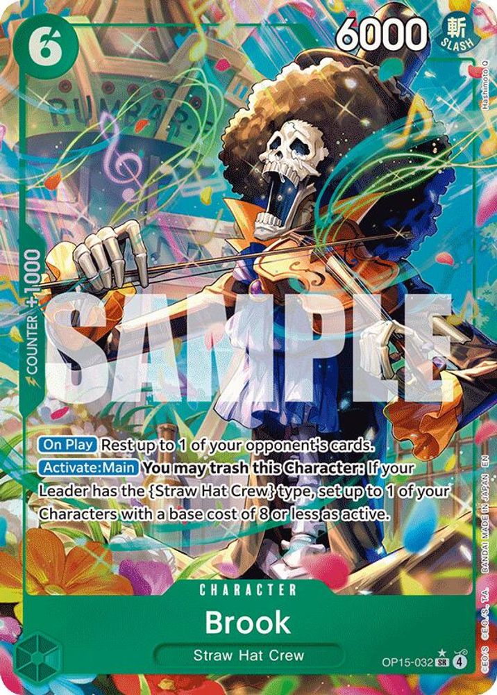 Brook [Alternate Art] OP15-032 One Piece Card Game