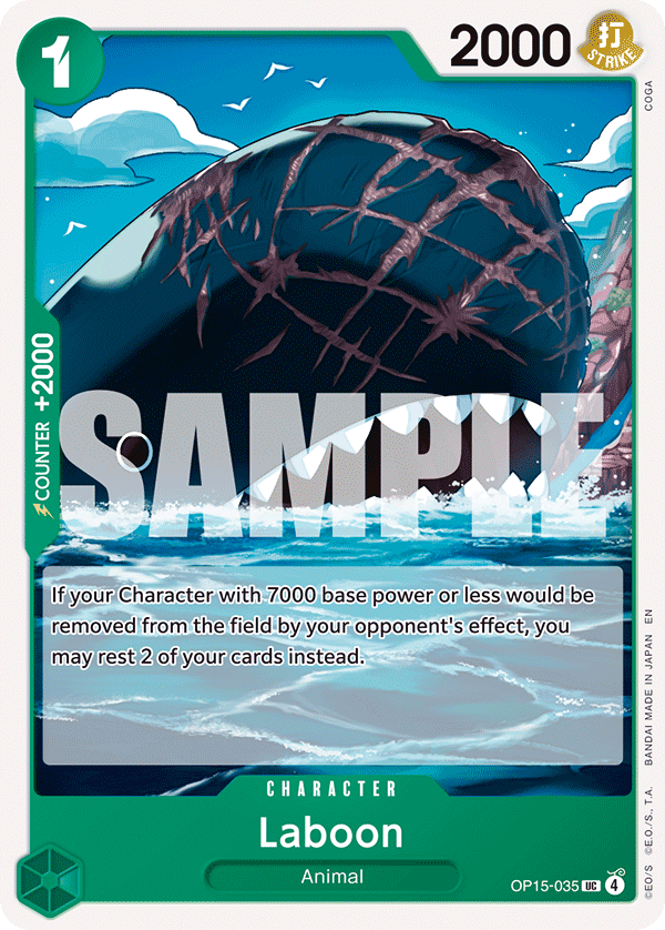 Laboon OP15-035 One Piece Card Game