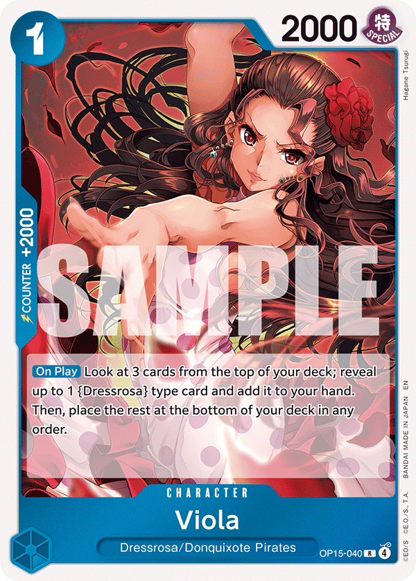 Viola OP15-040 One Piece Card Game