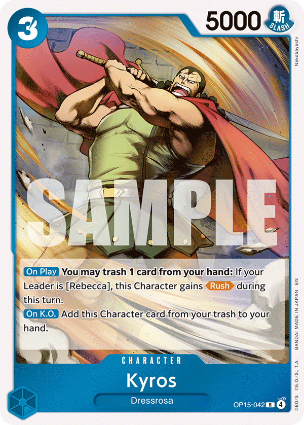 Kyros OP15-042 One Piece Card Game