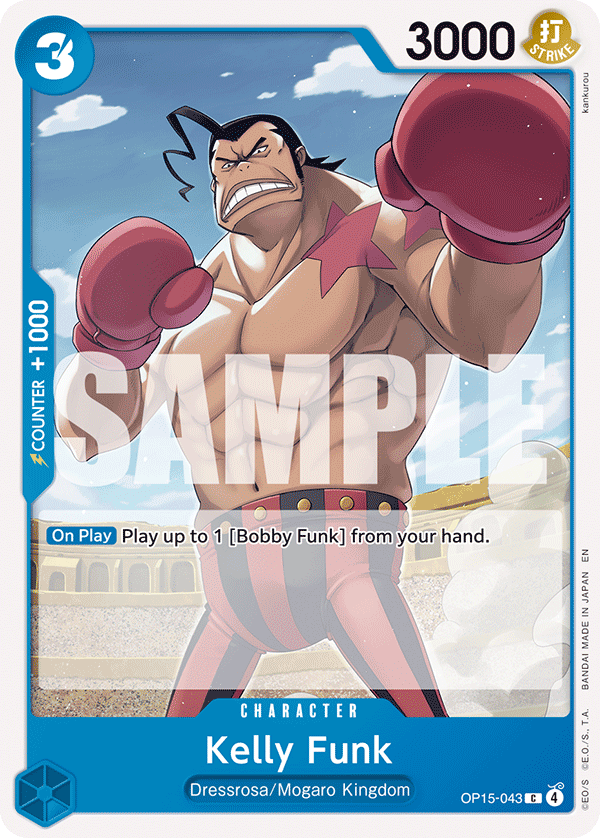 Kelly Funk OP15-043 One Piece Card Game