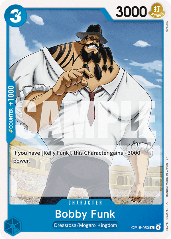 Bobby Funk OP15-050 One Piece Card Game