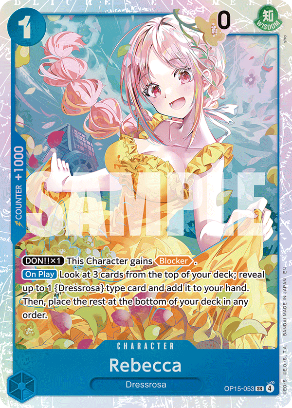 Rebecca OP15-053 One Piece Card Game