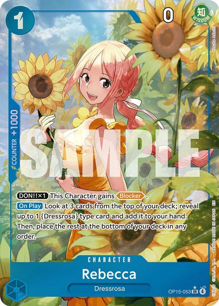 Rebecca [Alternate Art] OP15-053 One Piece Card Game