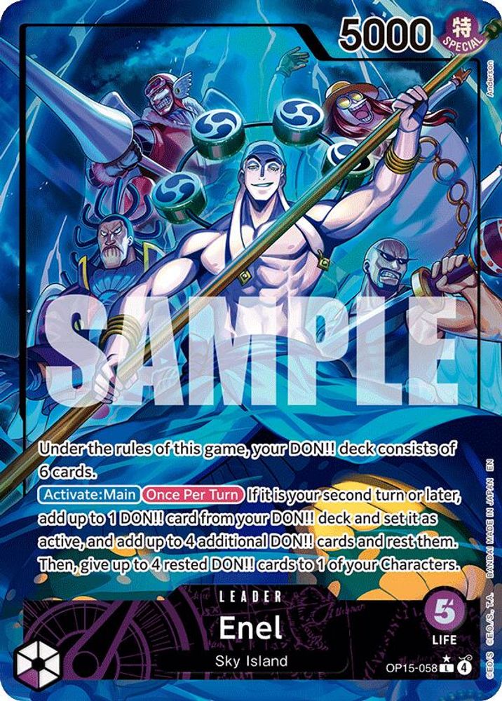 Enel [Foil] OP15-058 One Piece Card Game