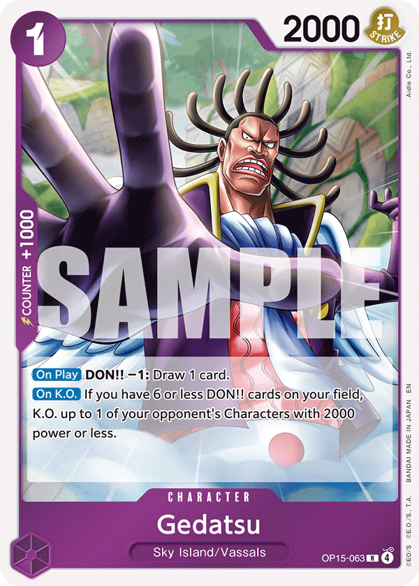 Gedatsu OP15-063 One Piece Card Game