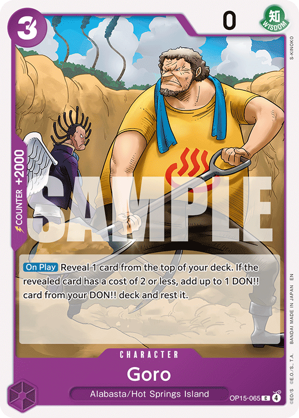 Goro OP15-065 One Piece Card Game