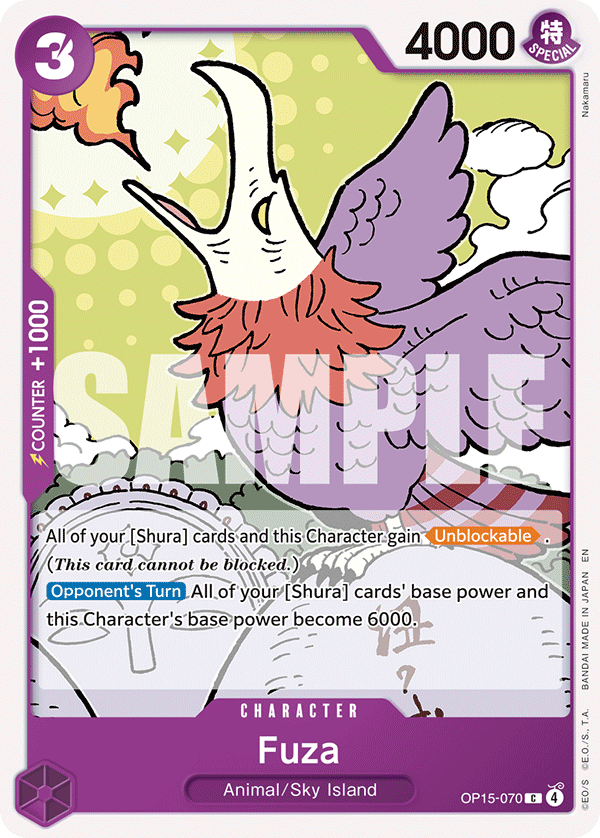 Fuza OP15-070 One Piece Card Game