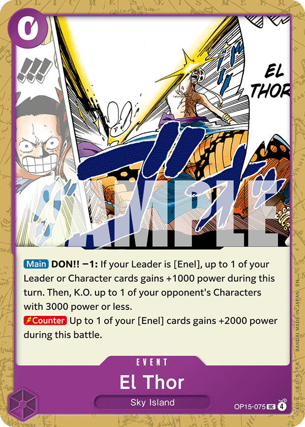 El Thor OP15-075 One Piece Card Game