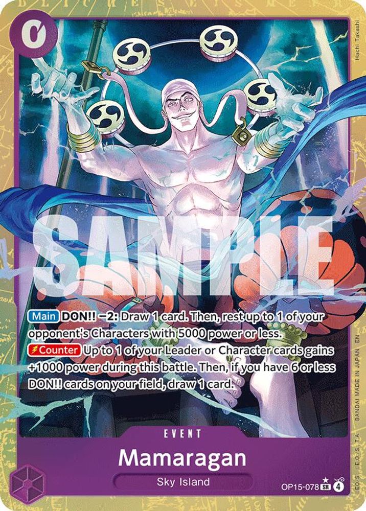 Mamaragan [Alternate Art] OP15-078 One Piece Card Game