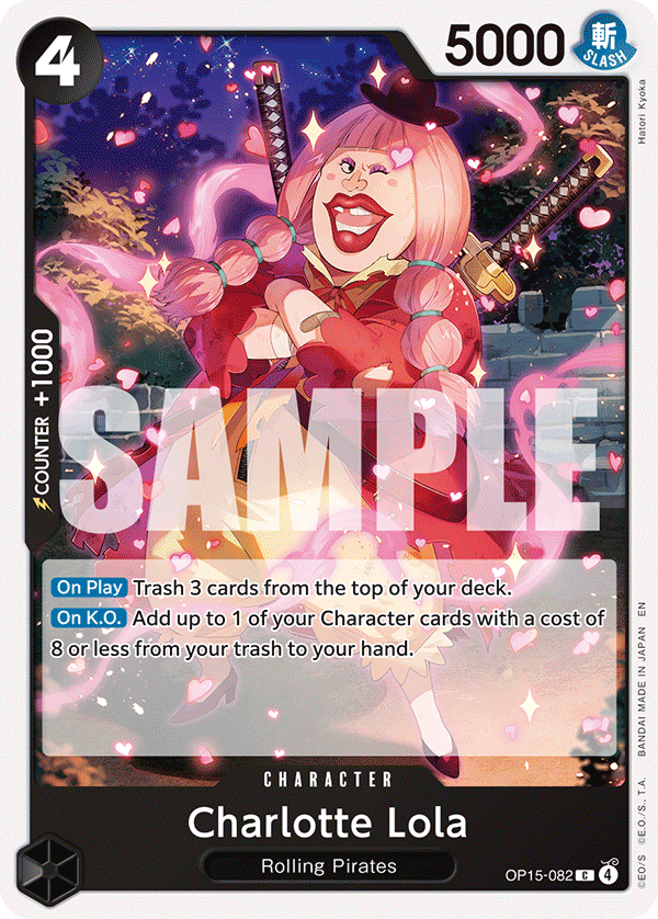 Charlotte Lola OP15-082 One Piece Card Game