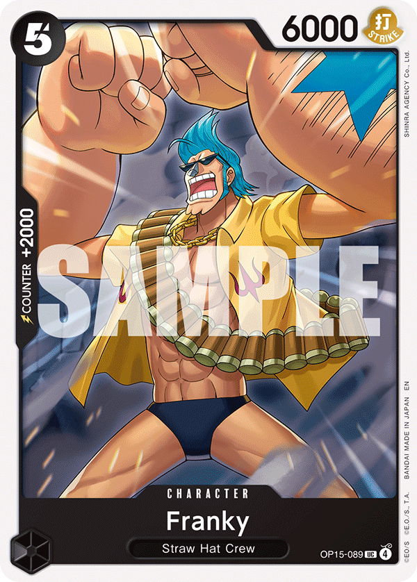 Franky OP15-089 One Piece Card Game