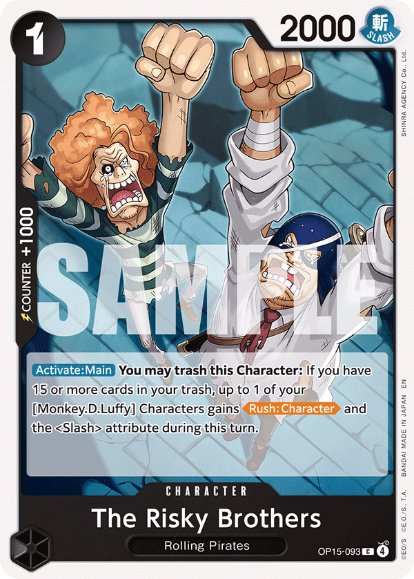 The Risky Brothers OP15-093 One Piece Card Game