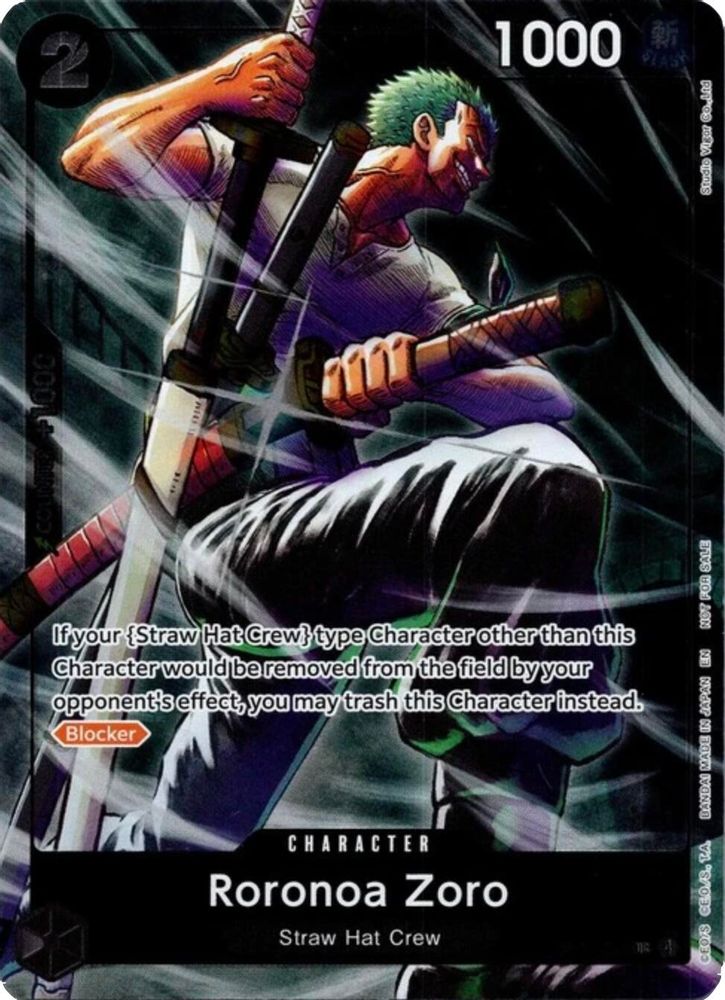 Roronoa Zoro [Foil] OP15-094 One Piece Card Game