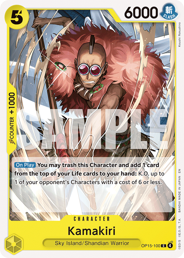 Kamakiri OP15-100 One Piece Card Game