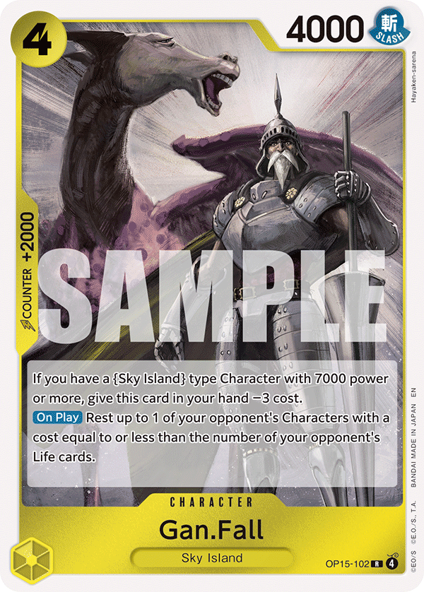 Gan.Fall OP15-102 One Piece Card Game