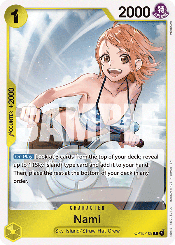 Nami OP15-108 One Piece Card Game