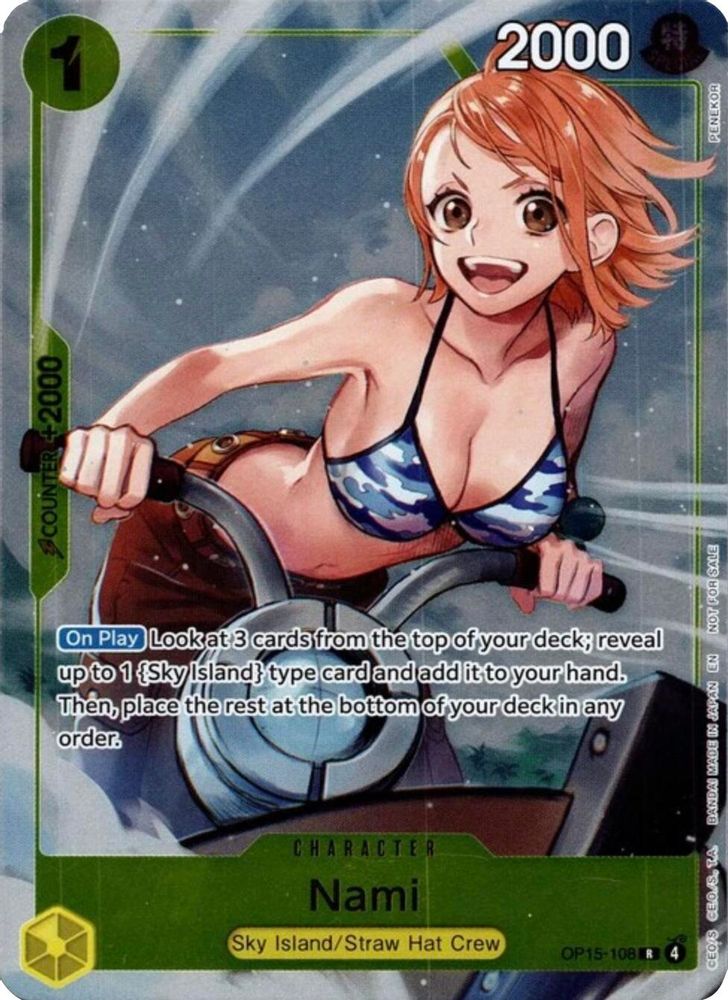 Nami [Dash Pack] OP15-108 One Piece Card Game