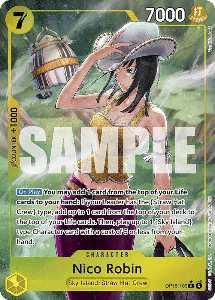 Nico Robin [Alternate Art] OP15-109 One Piece Card Game