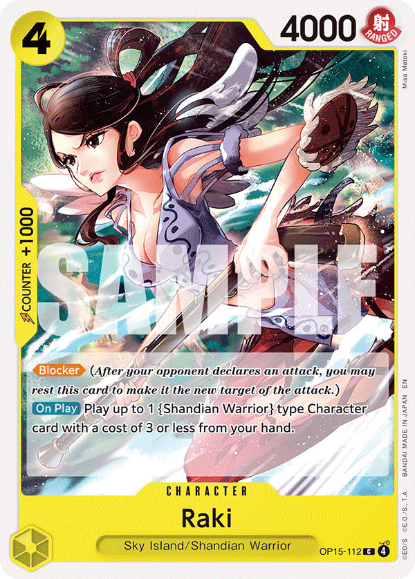 Raki OP15-112 One Piece Card Game