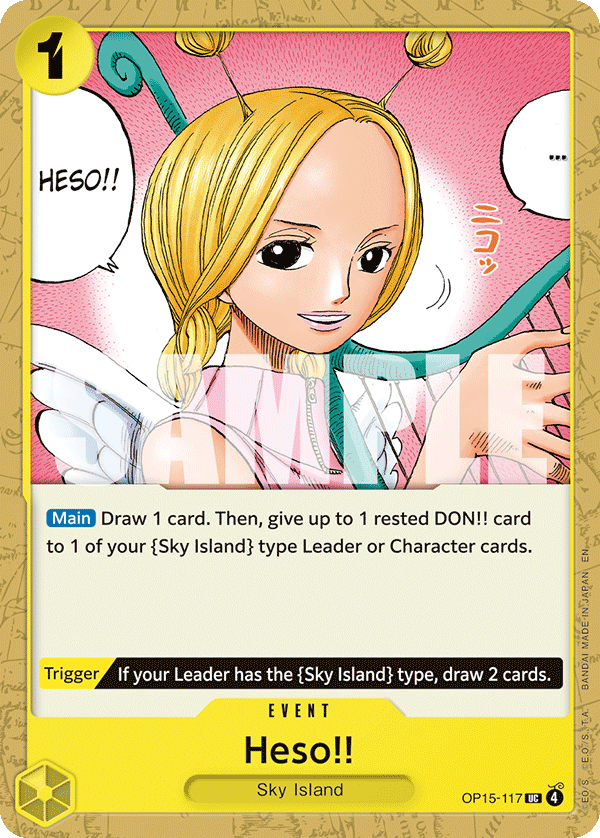 Heso!! OP15-117 One Piece Card Game