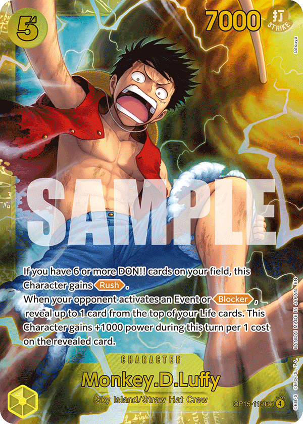Monkey.D.Luffy OP15-119 One Piece Card Game