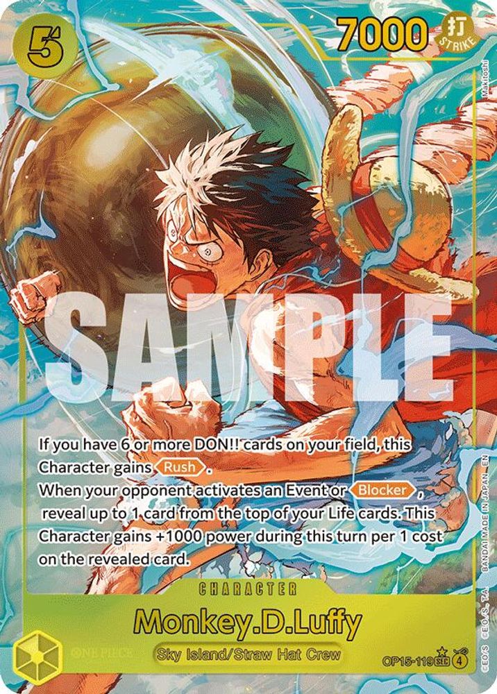 Monkey.D.Luffy [Alternate Art] OP15-119 One Piece Card Game