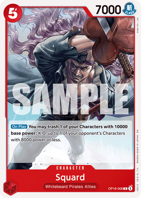 Squard OP16-008 One Piece Card Game