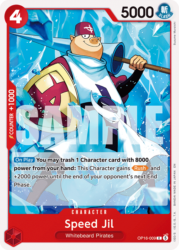 Speed Jil OP16-009 One Piece Card Game