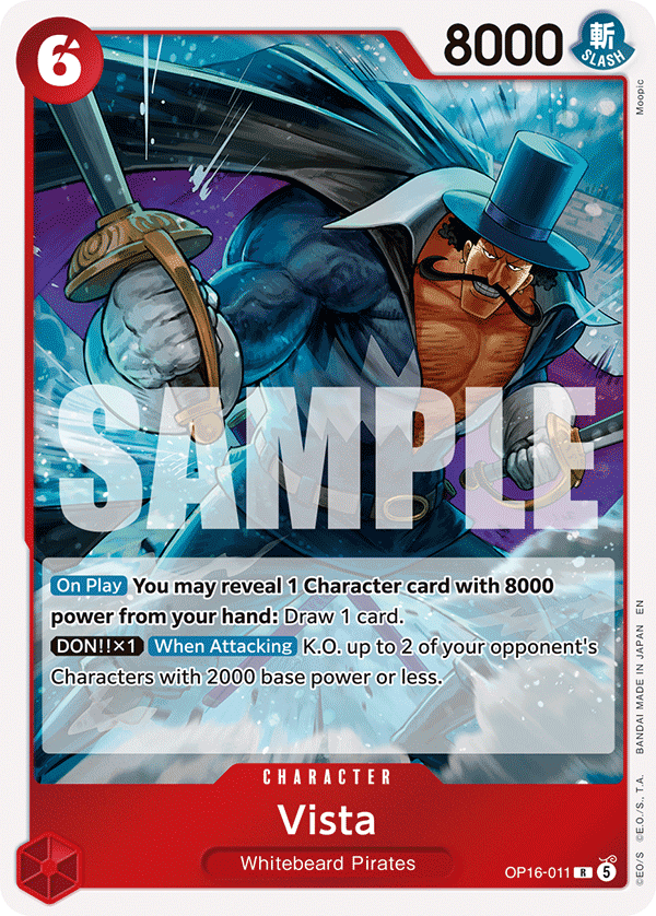 Vista OP16-011 One Piece Card Game