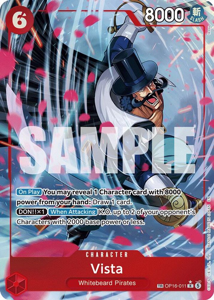 Vista [Treasure Rare] OP16-011 One Piece Card Game