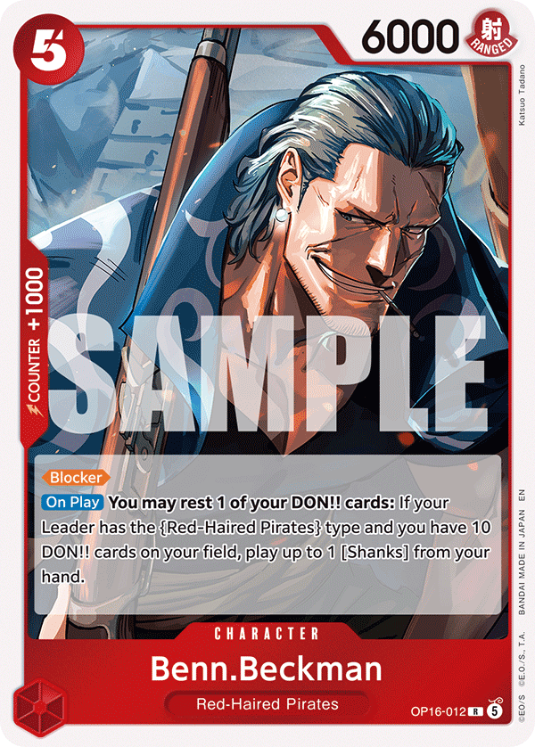 Benn.Beckman OP16-012 One Piece Card Game