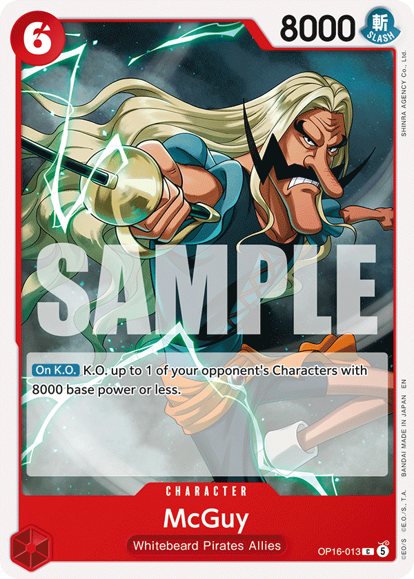 McGuy OP16-013 One Piece Card Game